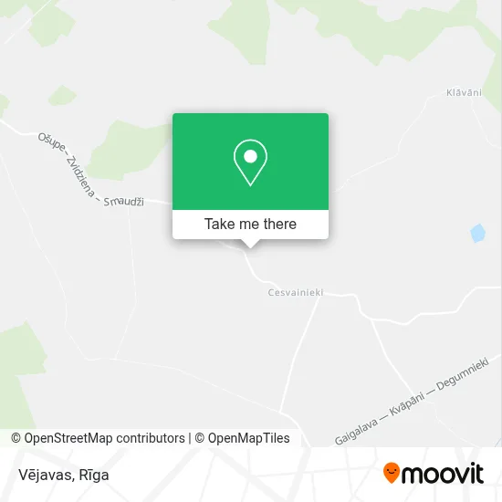 Vējavas map