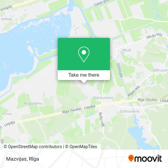 Mazvijas map