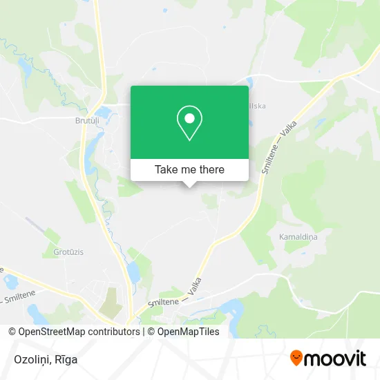 Ozoliņi map