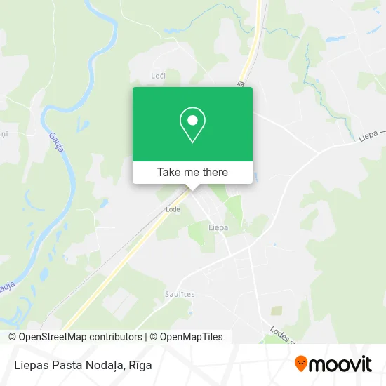 Liepas Pasta Nodaļa map