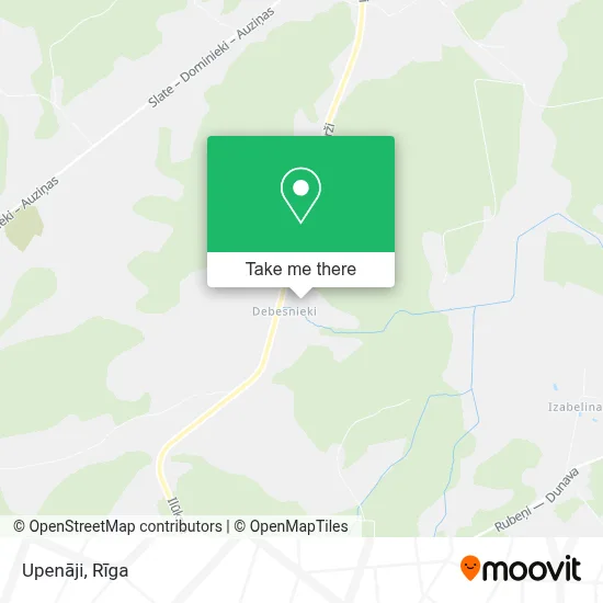 Upenāji map
