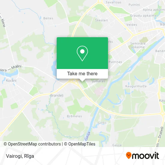 Vairogi map