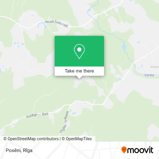 Posēni map