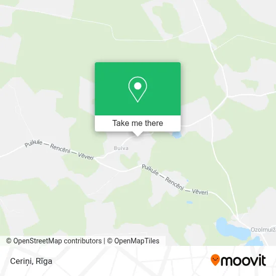 Ceriņi map