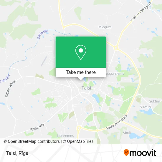 Talsi map