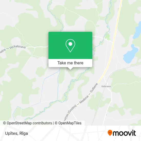 Upītes map