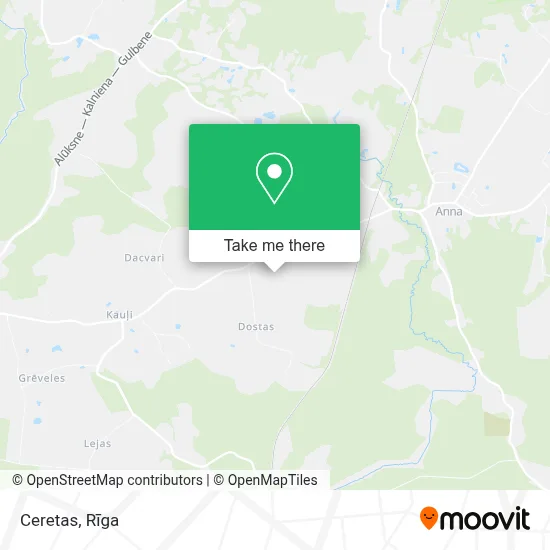 Ceretas map