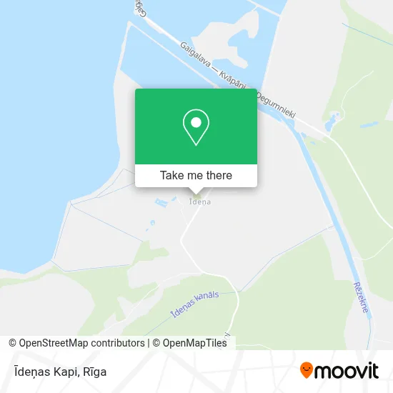 Īdeņas Kapi map