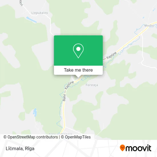 Līčmala map