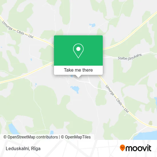Leduskalni map