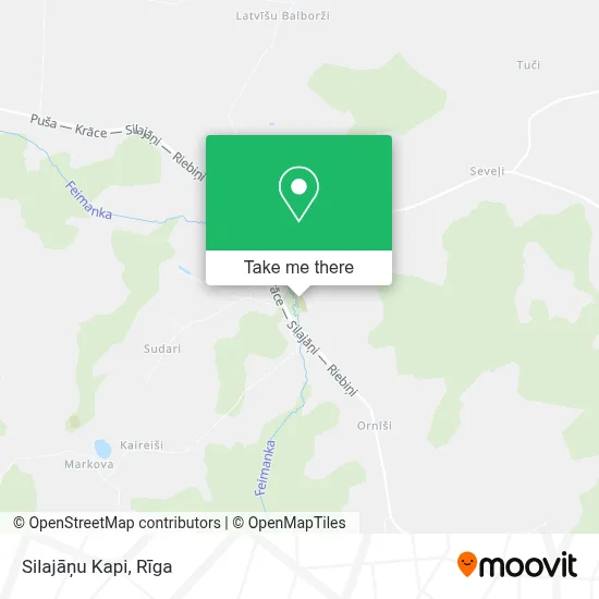 Silajāņu Kapi map