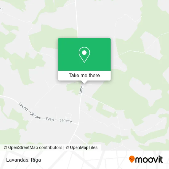 Lavandas map