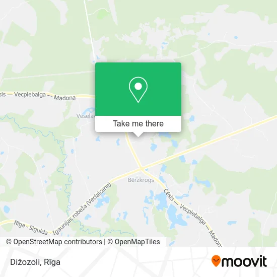 Dižozoli map