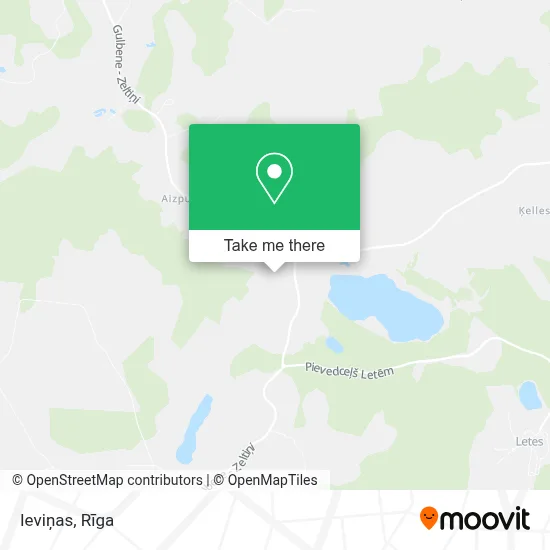 Ieviņas map