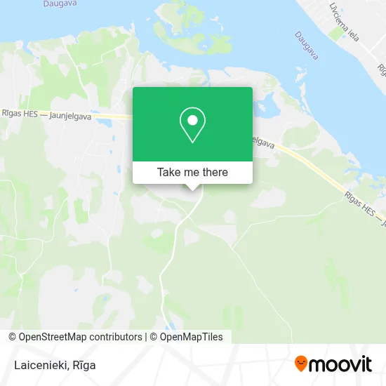 Laicenieki map