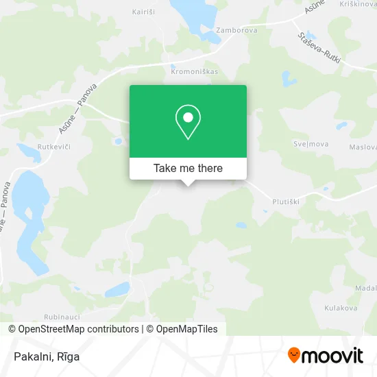 Pakalni map
