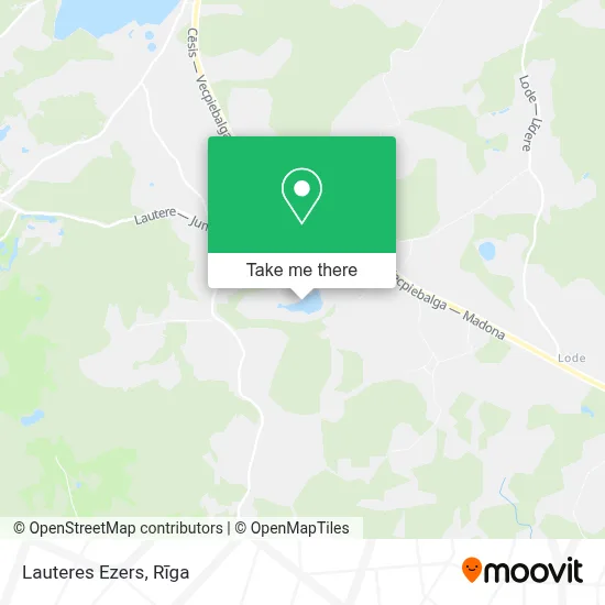 Lauteres Ezers map