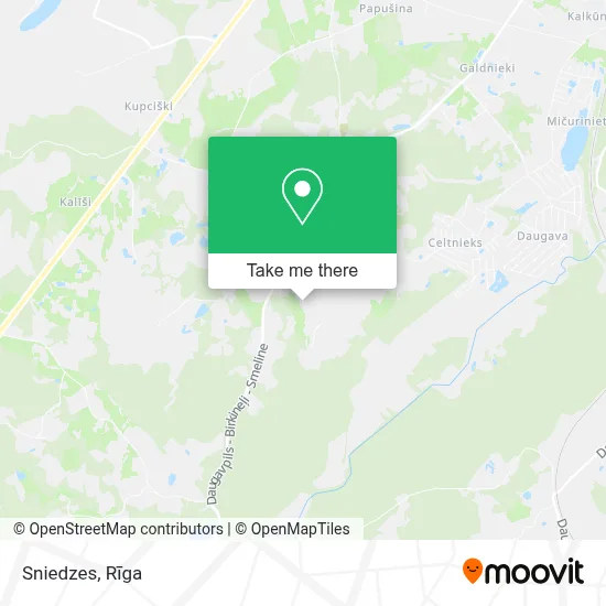 Sniedzes map