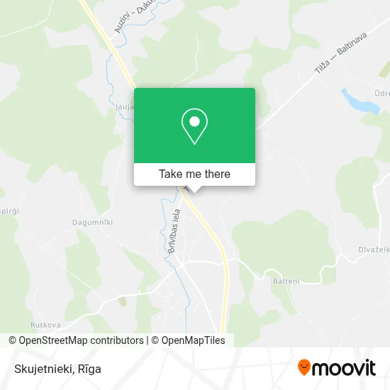 Skujetnieki map