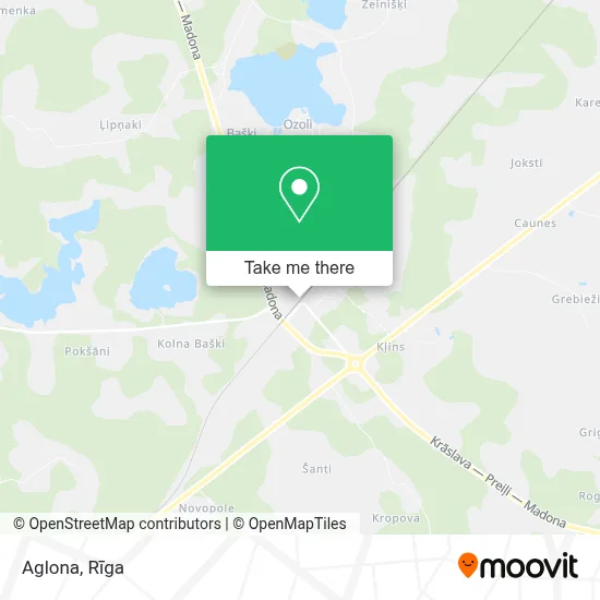 Aglona map