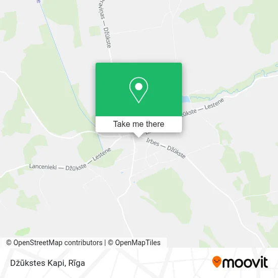 Džūkstes Kapi map