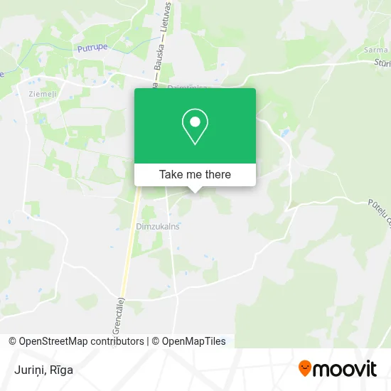 Juriņi map