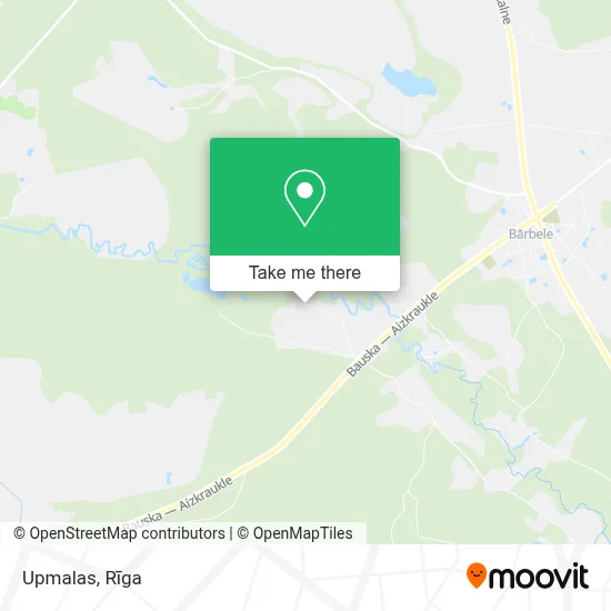 Upmalas map