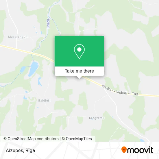 Aizupes map
