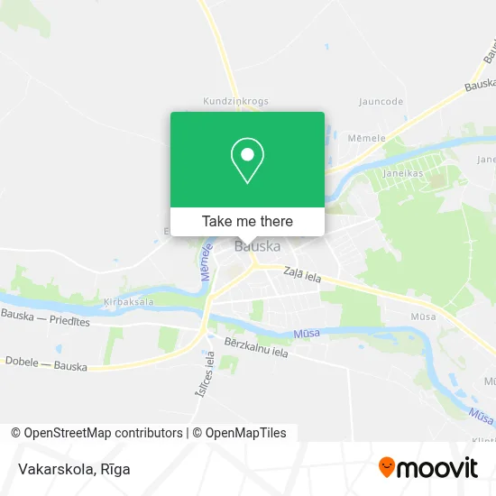 Vakarskola map
