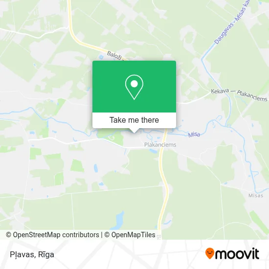 Pļavas map