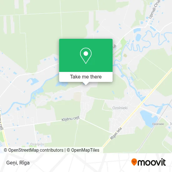 Geņi map