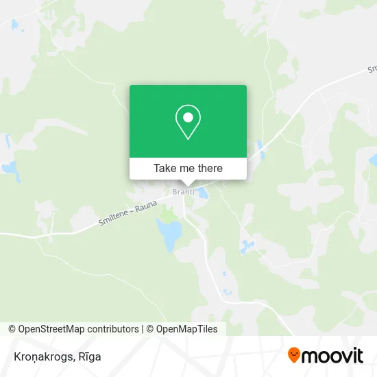 Kroņakrogs map