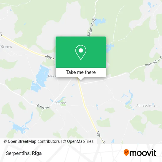 Serpentīns map