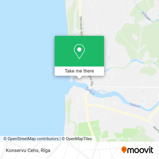 Konservu Cehs map