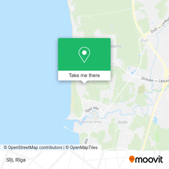 Sīļi map