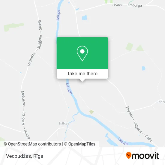Vecpudžas map