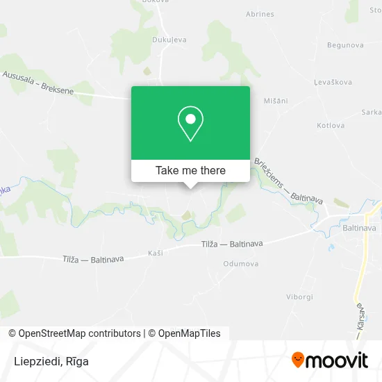 Liepziedi map