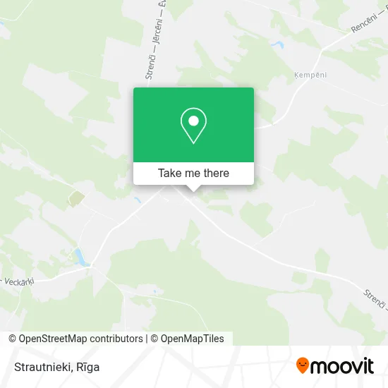 Strautnieki map