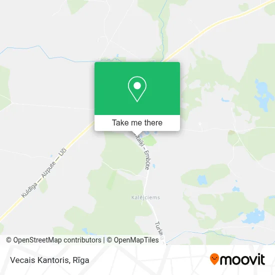 Vecais Kantoris map