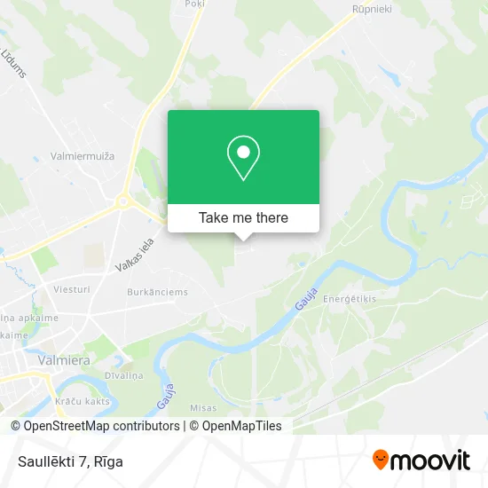 Saullēkti 7 map