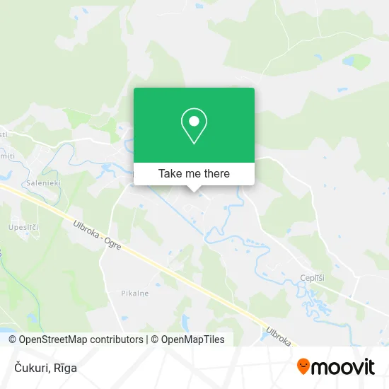 Čukuri map