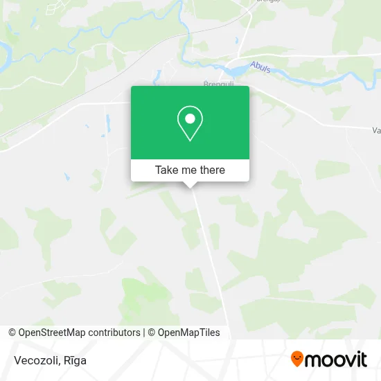 Vecozoli map