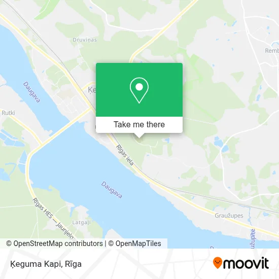 Ķeguma Kapi map