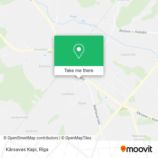 Kārsavas Kapi map