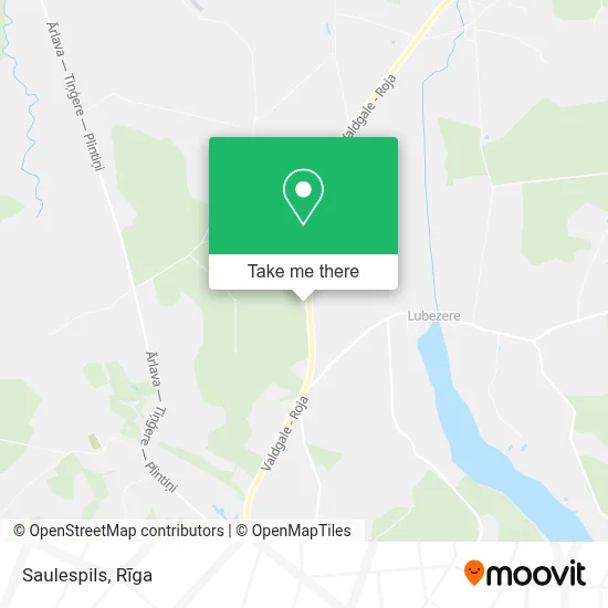 Saulespils map
