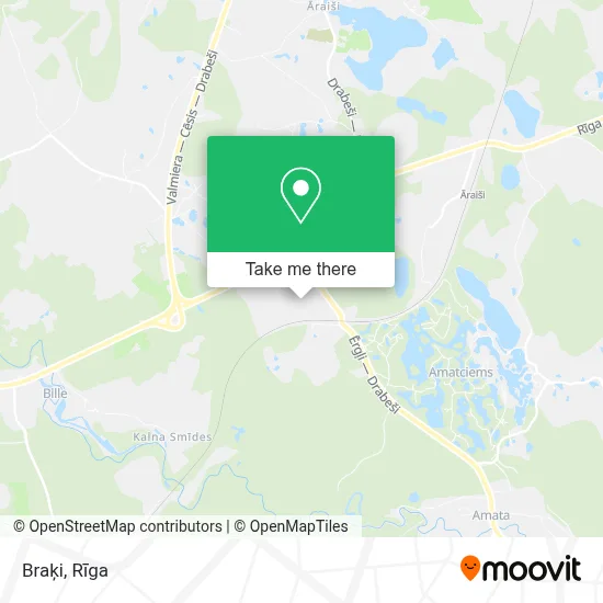 Braķi map