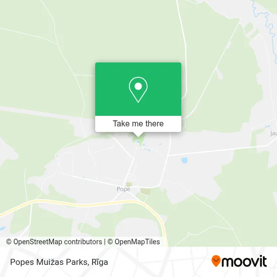 Popes Muižas Parks map