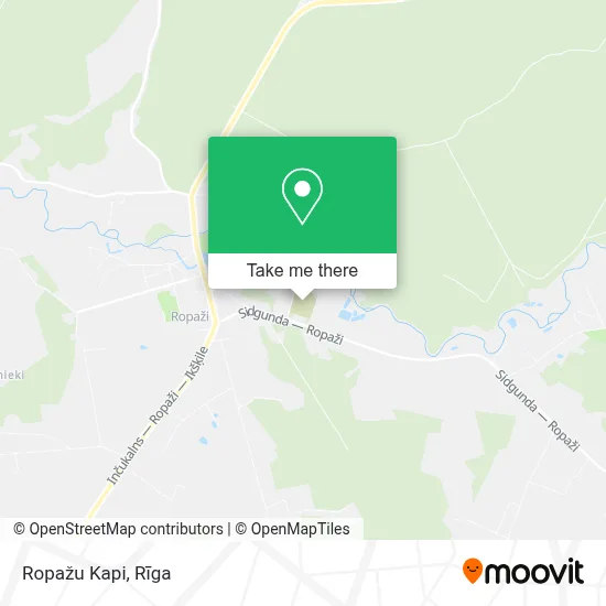 Ropažu Kapi map