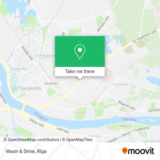 Wash & Drive map
