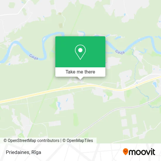 Priedaines map